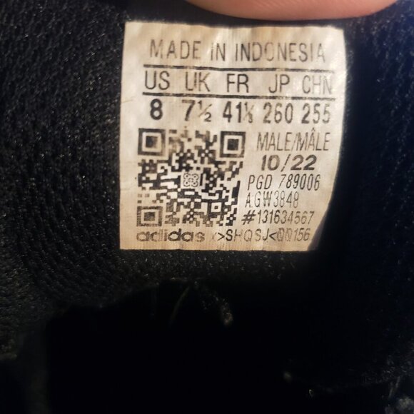 Adidas Galaxy 6 Mens Running Shoes Trainers Size 8  Black / White   GW3848 - Picture 8 of 8